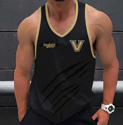 SPECIAL EDITION - NEW CUSTOMIZED NCAA CWS17 VDC VANDERBILT COMMODORES UNISEX TANK TOP