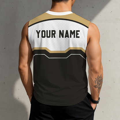 LIMITED EDITION - NEW CUSTOMIZED NCAA CWS17 VDC VANDERBILT COMMODORES MEN'S GYM SHIRT