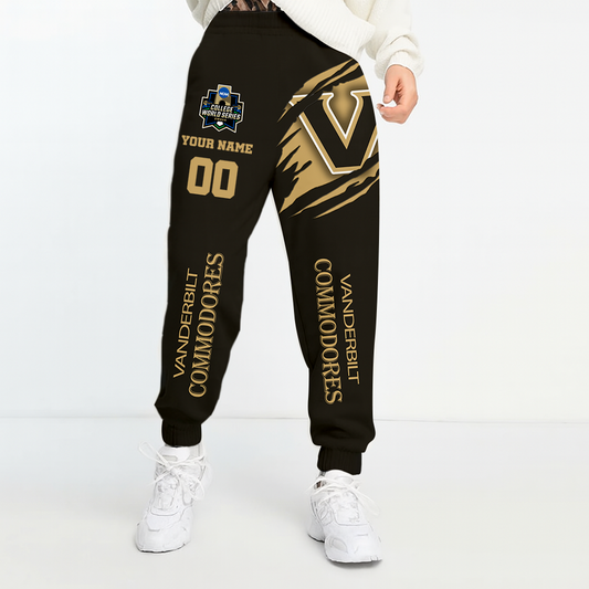 LIMITED DROP - NEW CUSTOMIZED | NCAA CWS17 VDC VD COMMODORES UNISEX LONG PANTS