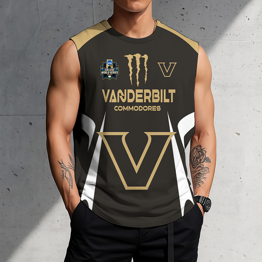 ACTIVE OFFER - NEW CUSTOMIZED | NCAA CWS17 VDC VD COMMODORES MEN'S GYM SHIRT