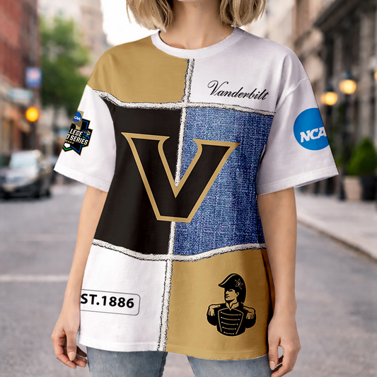 LIMITED DROP - NEW CUSTOMIZED | NCAA CWS17 VDC VD COMMODORES HOODIE, T-SHIRTS, ZIP HOODIE, SWEATSHIRTS & POLO SHIRT