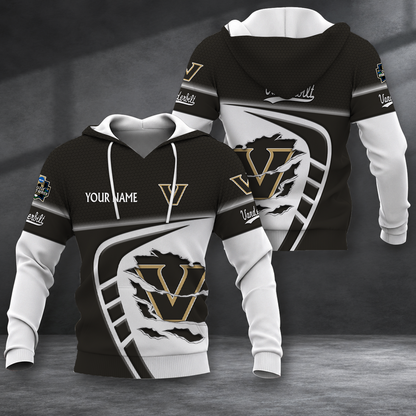 SPECIAL EDITION - NEW CUSTOMIZED NCAA CWS17 VDC VANDERBILT COMMODORES T-SHIRT, POLO SHIRT, ZIP POLO SHIRT, SWEATSHIRT, HOODIE & ZIP HOODIE