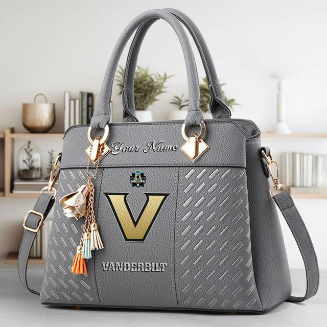 VIRAL EDITON - NEW CUSTOMIZED NCAA CWS17 VDC VD COMMODORES ZIP HANDBAG MULTICOLOR
