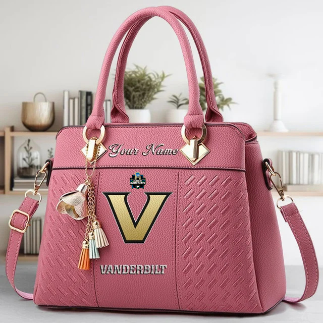VIRAL EDITON - NEW CUSTOMIZED NCAA CWS17 VDC VD COMMODORES ZIP HANDBAG MULTICOLOR