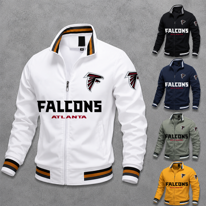 [SPECIAL OFFER] NEW CUSTOMIZED NFL18 ATF ATLANTA FALCONS MEN'S CASUAL JACKET