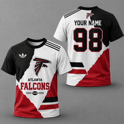 ELITE EDITION - NEW CUSTOMIZED NFL18 ATF ATLANTA FALCONS T-SHIRTS, POLO SHIRT & ZIP POLO SHIRT