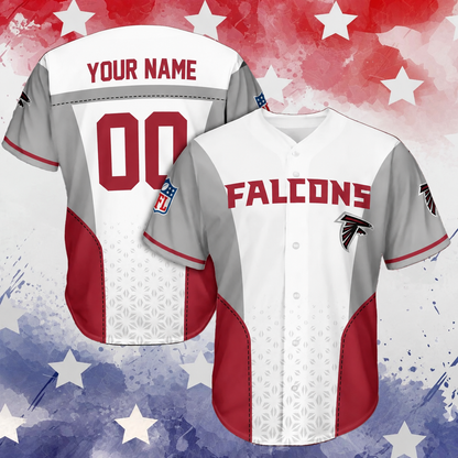 VIRAL EDITION - NEW CUSTOMIZED NFL18 ATF ATLANTA FALCONS BASEBALL JERSEY