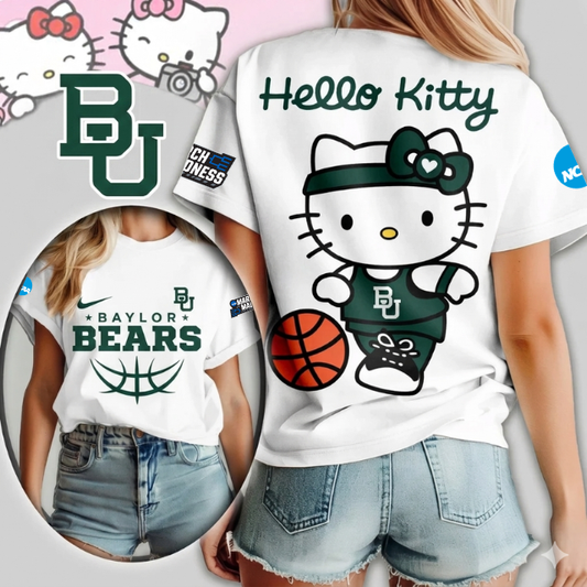 MEGA SALE - NEW CUSTOMIZED NCAA MAM18 BAB BA BEARS HELLO KITTY T-SHIRT, SWEATSHIRT, HOODIE & ZIP HOODIE