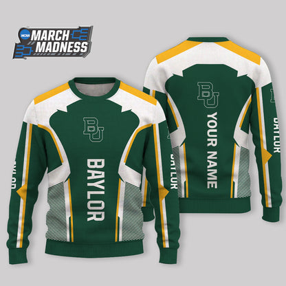 LIMITED EDITION - NEW CUSTOMIZED NCAA MAM18 BAB BAYLOR BEARS UGLY SWEATER