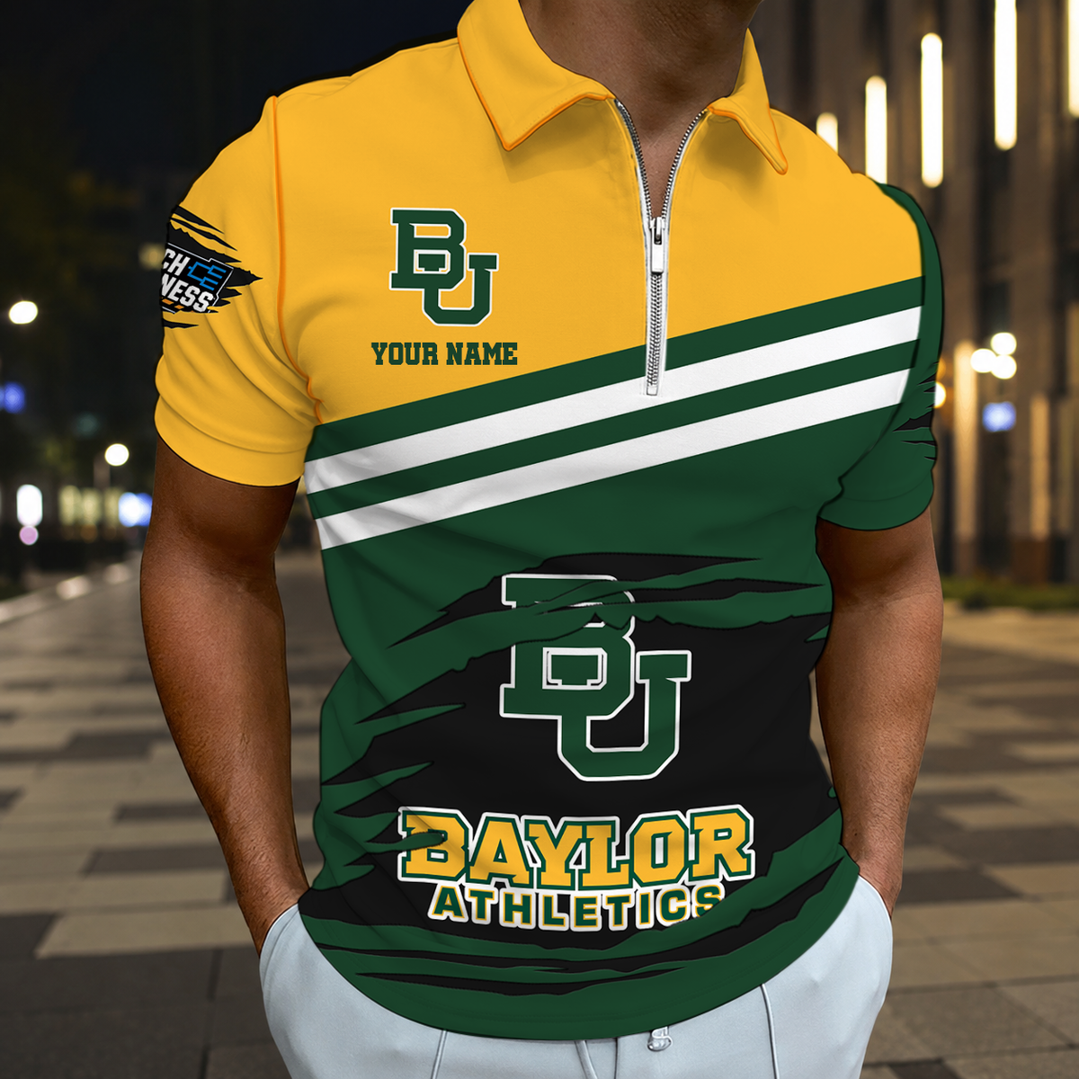 EXCLUSIVE EDITION - NEW CUSTOMIZED NCAA MAM18 BAB BAYLOR BEARS T-SHIRT, POLO SHIRT, ZIP POLO SHIRT, SWEATSHIRT, HOODIE & ZIP HOODIE