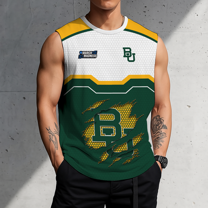 LIMITED EDITION - NEW CUSTOMIZED NCAA MAM18 BAB BAYLOR BEARS MEN'S GYM SHIRT