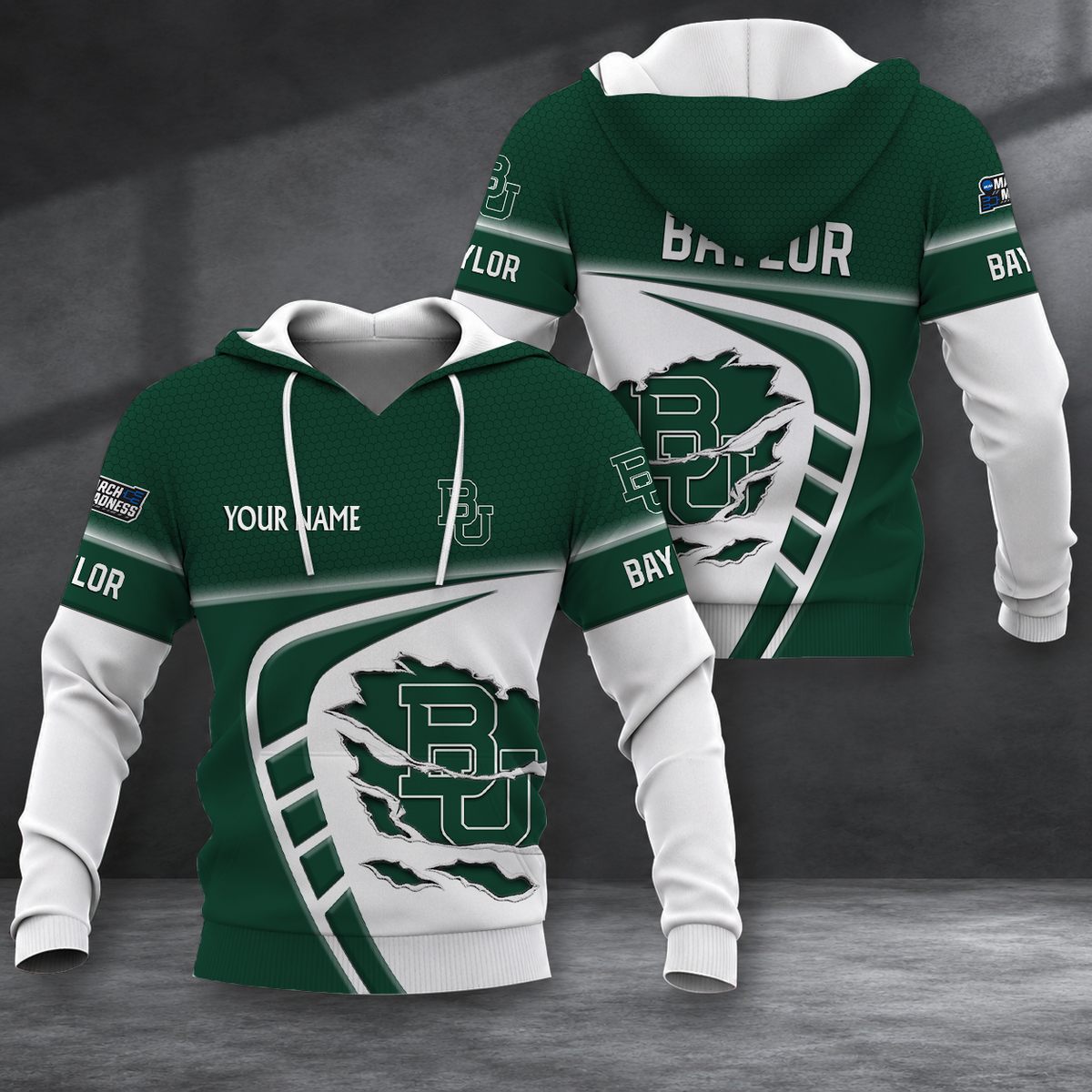 HOT DEAL - NEW CUSTOMIZED NCAA MAM18 BAB BAYLOR BEARS T-SHIRT, POLO SHIRT, ZIP POLO SHIRT, SWEATSHIRT, HOODIE & ZIP HOODIE