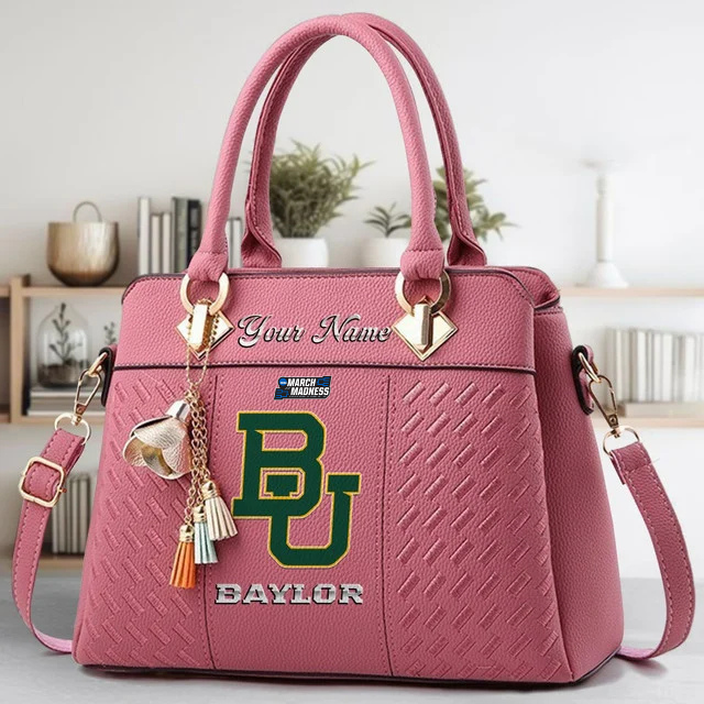 VIRAL EDITON - NEW CUSTOMIZED NCAA MAM18 BAB BA BEARS ZIP HANDBAG MULTICOLOR