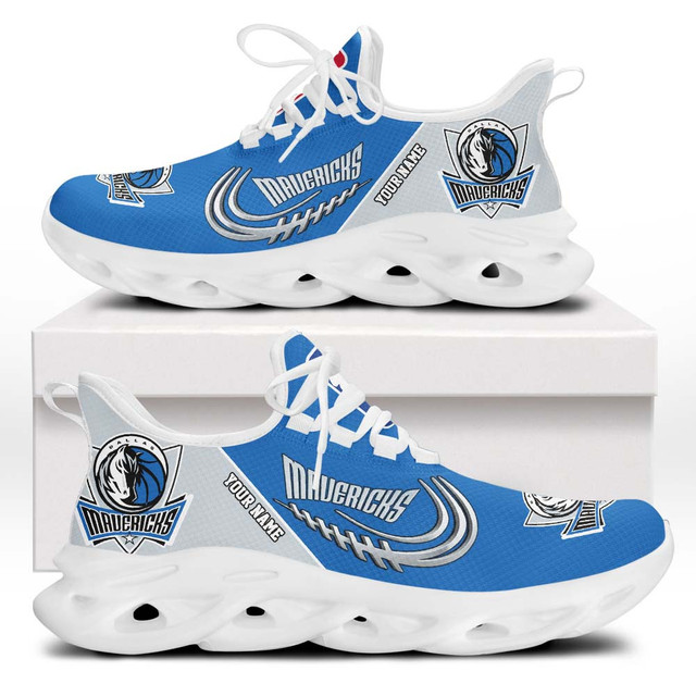 FINAL SALE - NEW CUSTOMIZED NBA18 DMA DALLAS MAVERICKS PREMIUM CLUNKY SNEAKERS