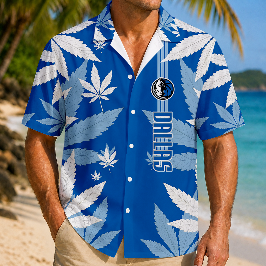 FINAL SALE - NEW CUSTOMIZED NBA18 DMA DALLAS MAVERICKS UNISEX HAWAIIAN SHIRT