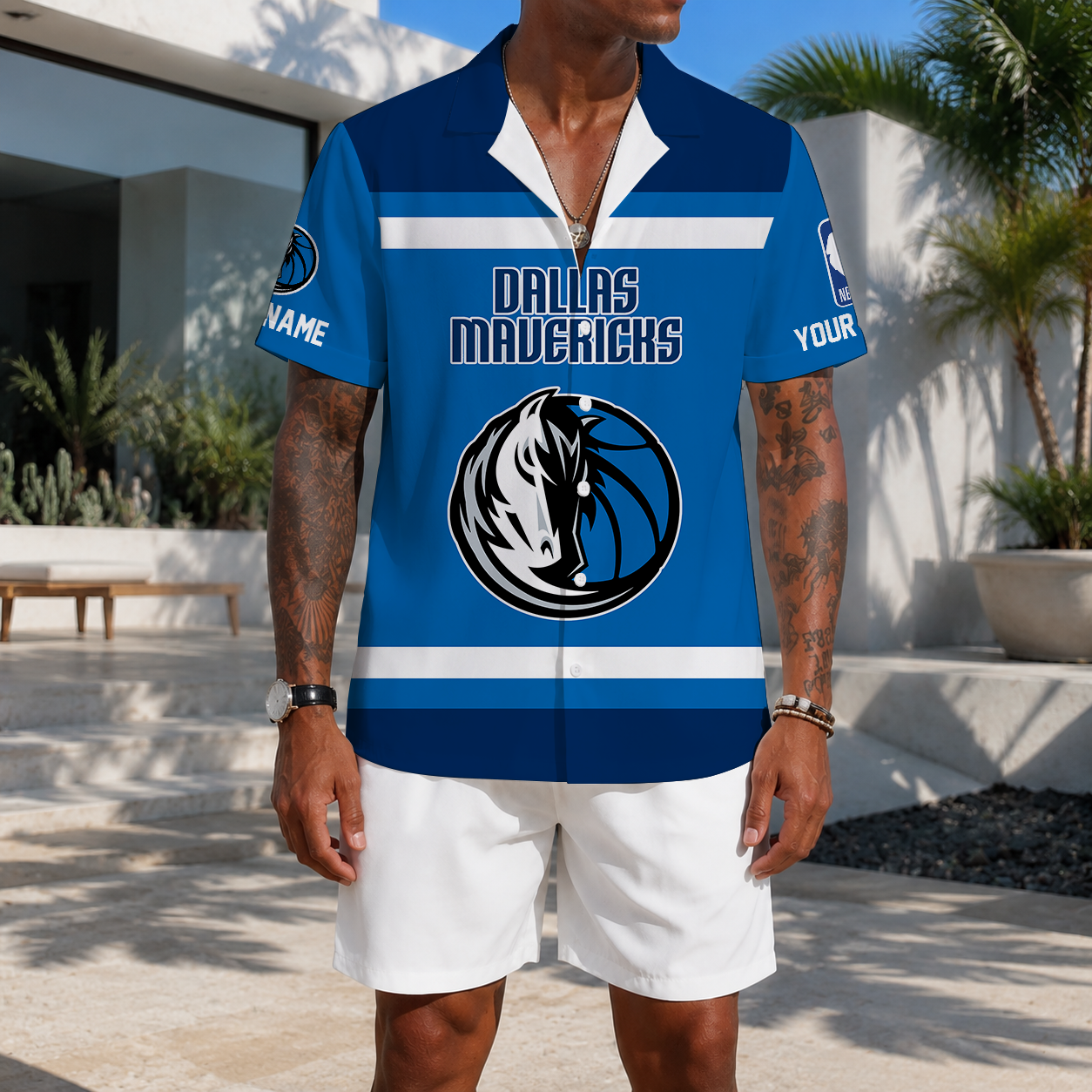 LIMITED EDITION - NEW CUSTOMIZED NBA18 DMA DALLAS MAVERICKS UNISEX HAWAIIAN SHIRT