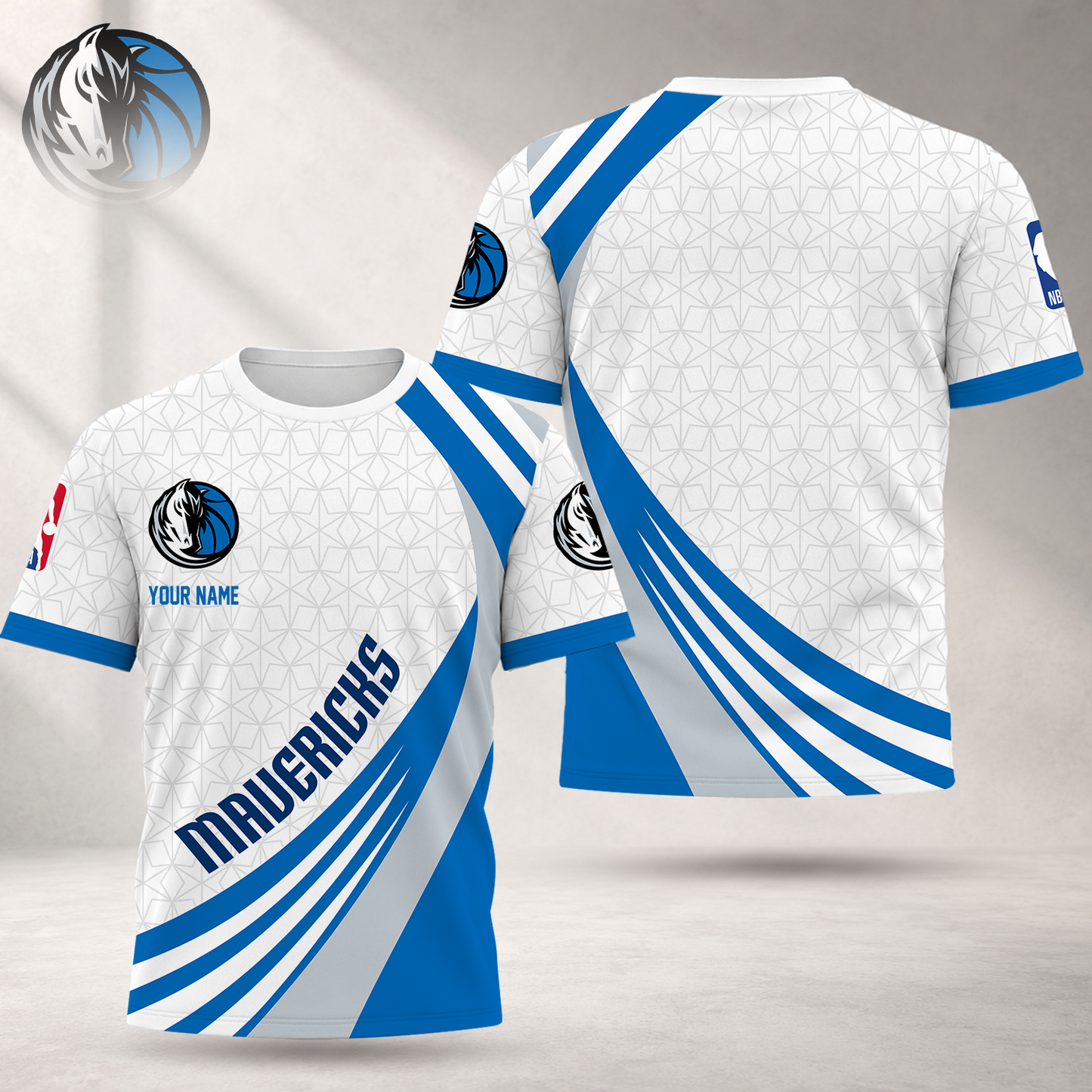 FINAL SALE - NEW CUSTOMIZED NBA18 DMA DALLAS MAVERICKS T-SHIRT, POLO SHIRT, ZIP POLO SHIRT, SWEATSHIRT, HOODIE & ZIP HOODIE
