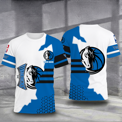 FINAL SALE - NEW CUSTOMIZED NBA18 DMA DALLAS MAVERICKS T-SHIRT, POLO SHIRT, ZIP POLO SHIRT, SWEATSHIRT, HOODIE & ZIP HOODIE