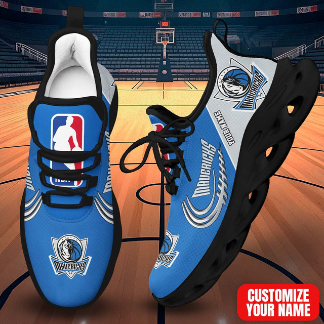 FINAL SALE - NEW CUSTOMIZED NBA18 DMA DALLAS MAVERICKS PREMIUM CLUNKY SNEAKERS