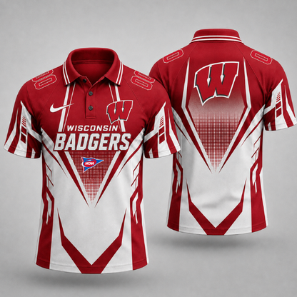 VIRAL EDITION - NEW CUSTOMIZED NCAA FBS18 WSB WISCONSIN BADGERS POLO SHIRT, ZIP POLO SHIRT, HOODIE, ZIP HOODIE, T-SHIRT & SWEATSHIRT