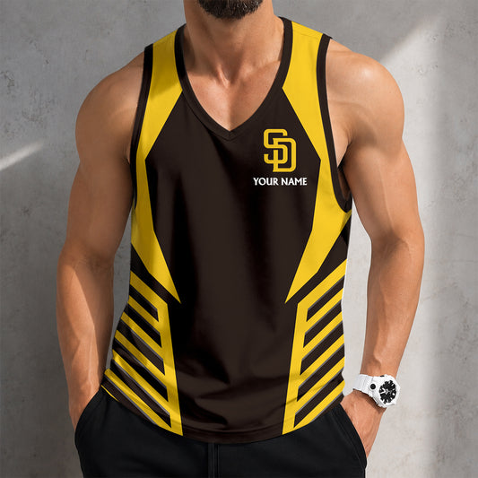 ELITE EDITION - NEW CUSTOMIZED MLB18 SAN DIEGO PADRES UNISEX TANK TOP