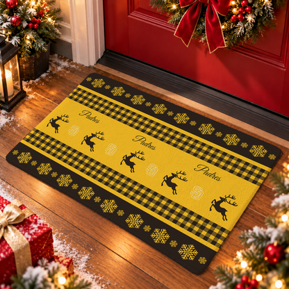 VIRAL EDITION - NEW CUSTOMIZED MLB18 SDP SAN DIEGO PADRES WATER-ABSORBENT FLOOR MAT