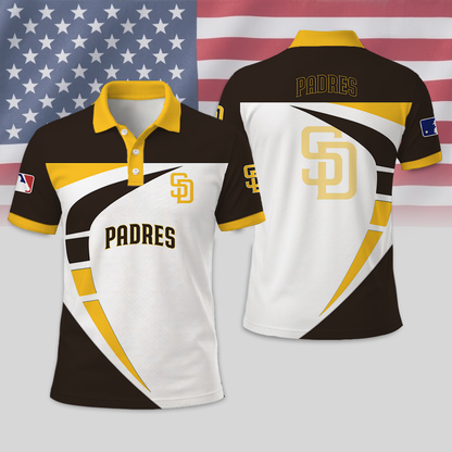 LIMITED EDITION - NEW CUSTOMIZED MLB18 SDP SAN DIEGO PADRES T-SHIRT, POLO SHIRT, ZIP POLO SHIRT, SWEATSHIRT, HOODIE & ZIP HOODIE