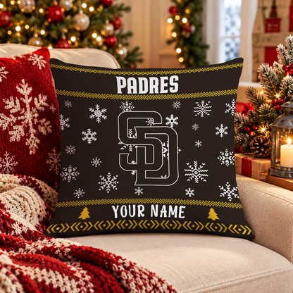 FINAL SALE - NEW PERSONALIZED MLB18 SDP SAN DIEGO PADRES PILLOW CASE