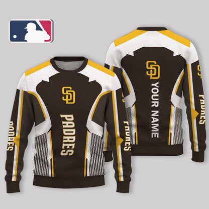 LIMITED EDITION - NEW CUSTOMIZED MLB18 SDP SAN DIEGO PADRES UGLY SWEATER