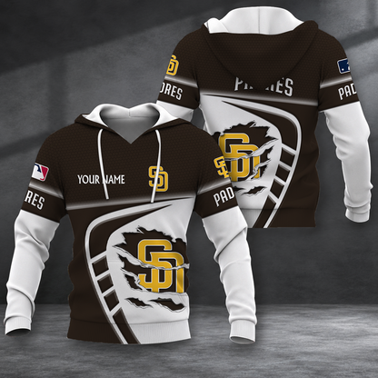 VIRAL EDITION - NEW CUSTOMIZED MLB18 SDP SAN DIEGO PADRES T-SHIRT, POLO SHIRT, ZIP POLO SHIRT, SWEATSHIRT, HOODIE & ZIP HOODIE