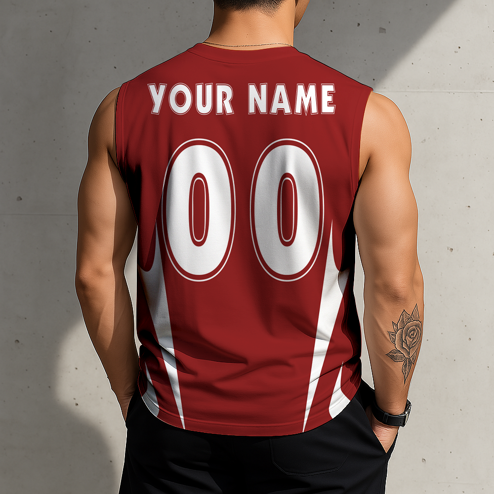 ACTIVE OFFER - NEW CUSTOMIZED | NCAA CWS18 STC ST CARDINAL MEN'S GYM SHIRT