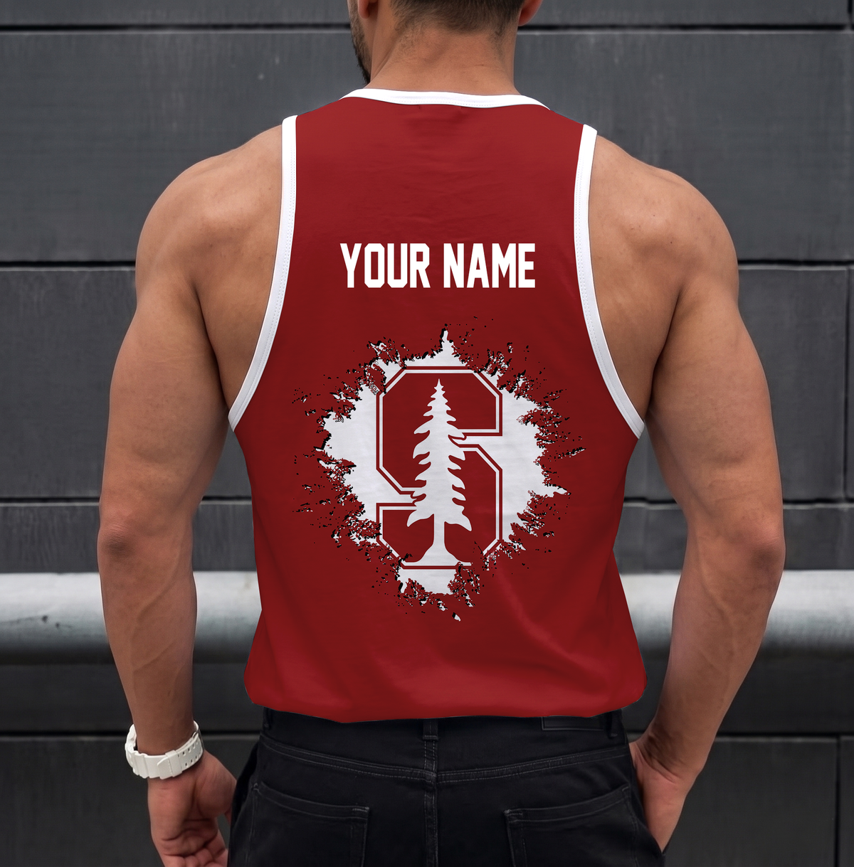 SPECIAL EDITION - NEW CUSTOMIZED NCAA CWS18 STC STANFORD CARDINAL UNISEX TANK TOP