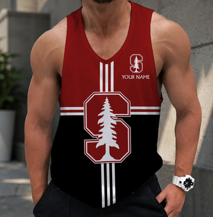 SPECIAL EDITION - NEW CUSTOMIZED NCAA CWS18 STC STANFORD CARDINAL UNISEX TANK TOP