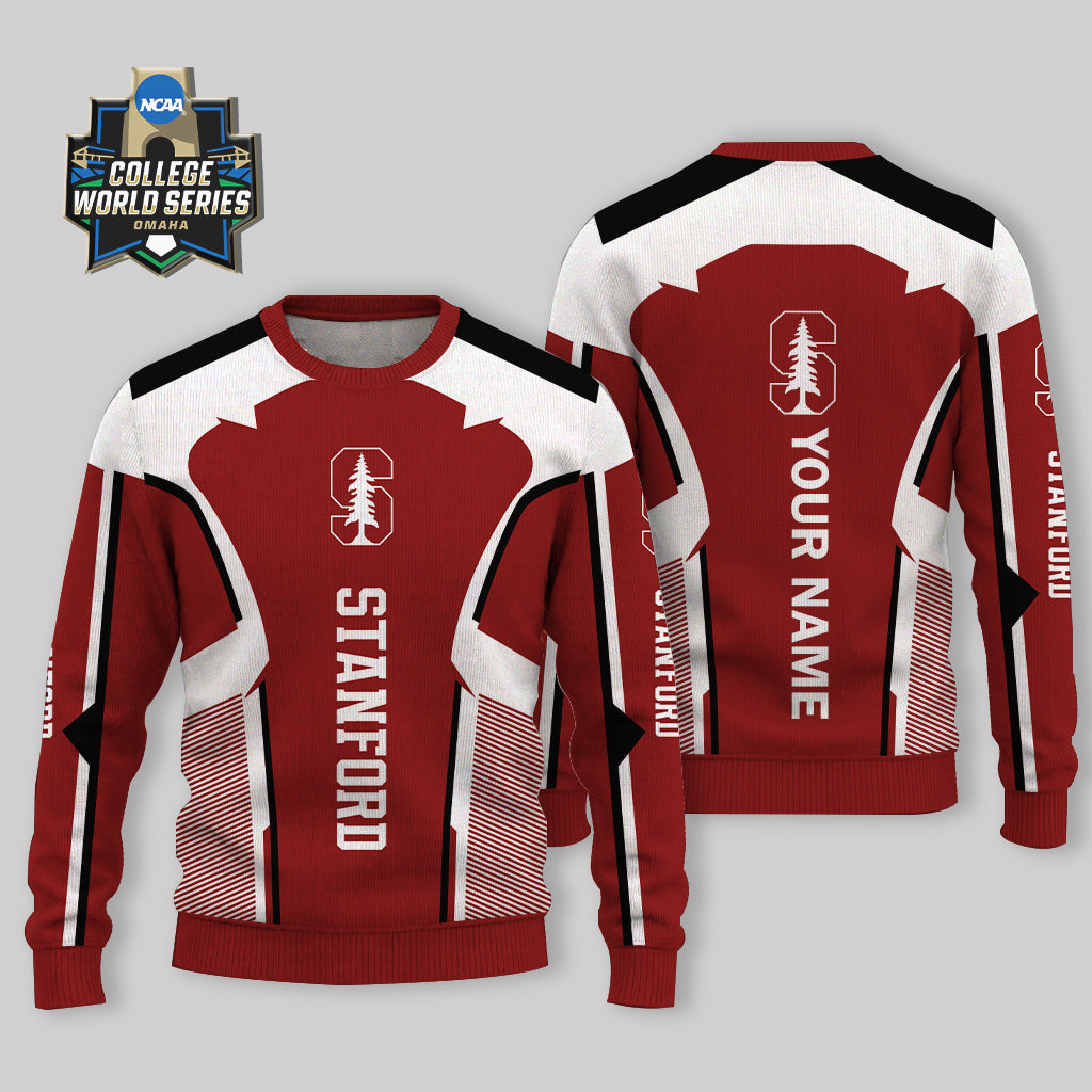 LIMITED EDITION - NEW CUSTOMIZED NCAA CWS18 STC STANFORD CARDINAL UGLY SWEATER