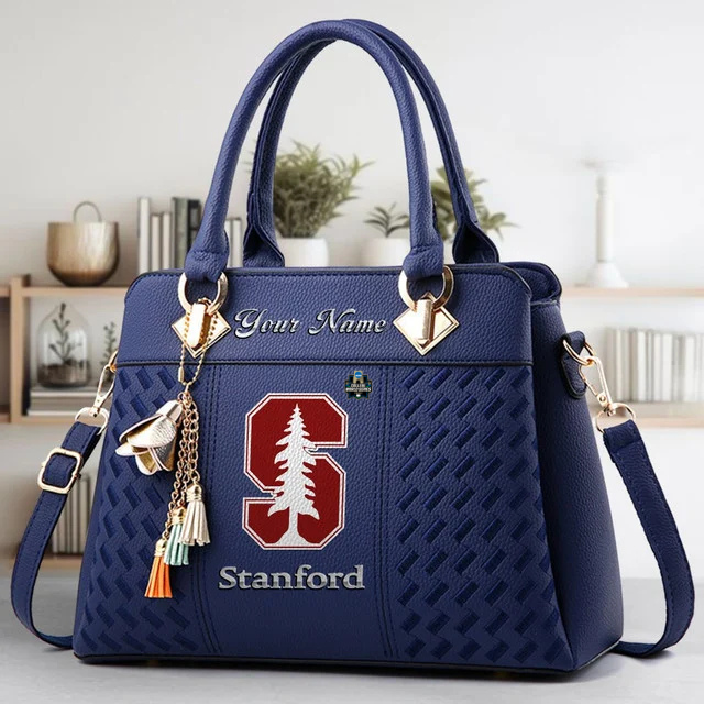 VIRAL EDITON - NEW CUSTOMIZED NCAA CWS18 STC ST CARDINAL ZIP HANDBAG MULTICOLOR