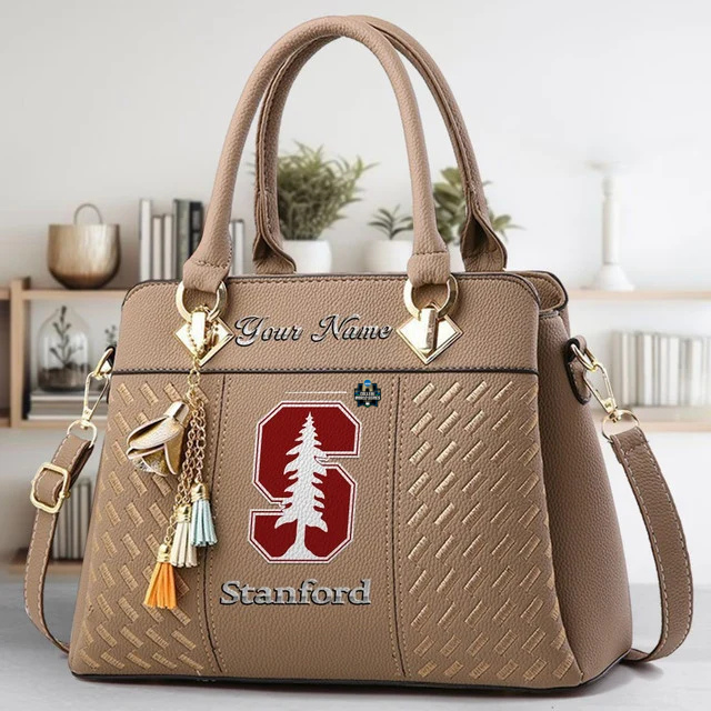 VIRAL EDITON - NEW CUSTOMIZED NCAA CWS18 STC ST CARDINAL ZIP HANDBAG MULTICOLOR