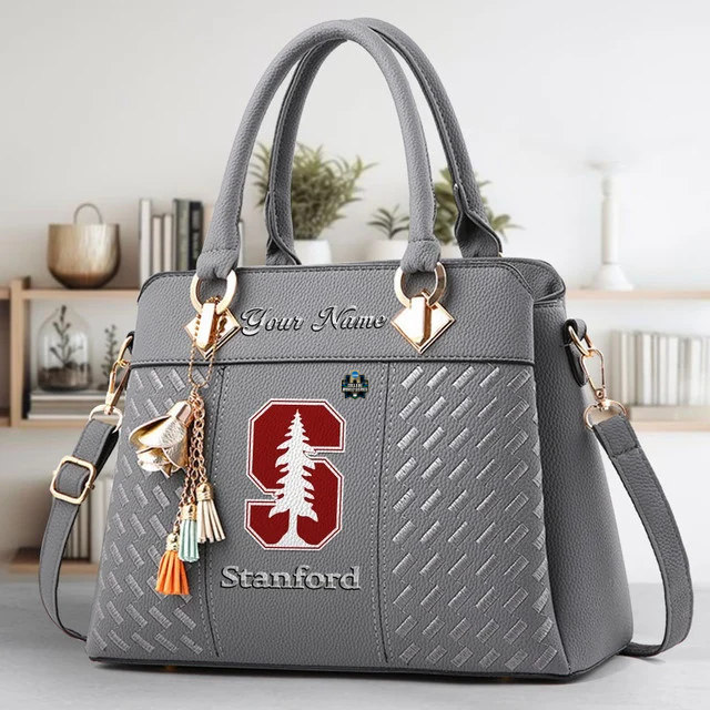 VIRAL EDITON - NEW CUSTOMIZED NCAA CWS18 STC ST CARDINAL ZIP HANDBAG MULTICOLOR