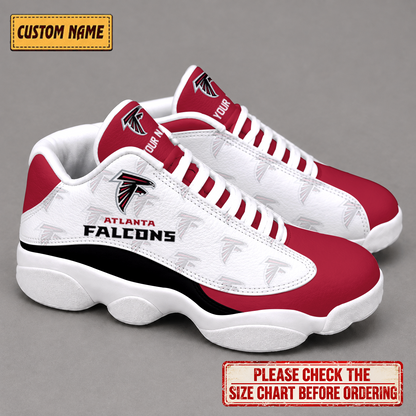 LIMITED EDITION - NEW CUSTOMIZED NFL18 ATF ATLANTA FALCONS AIR JORDAN 13 LOW TOP SNEAKER