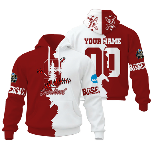 LIMITED EDITION - NEW CUSTOMIZED NCAA CWS18 STC ST CARDINAL UNISEX HOODIE & ZIP HOODIE