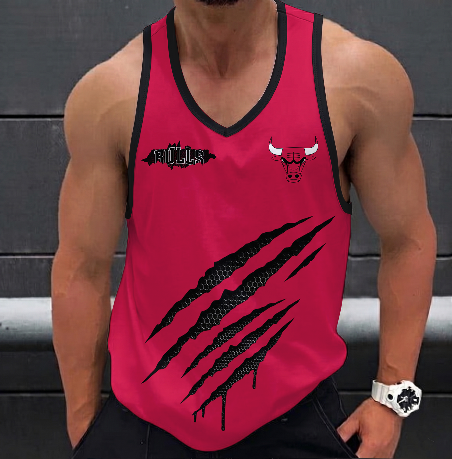 FINAL SALE - NEW CUSTOMIZED NBA19 CBU CHICAGO BULLS UNISEX TANK TOP