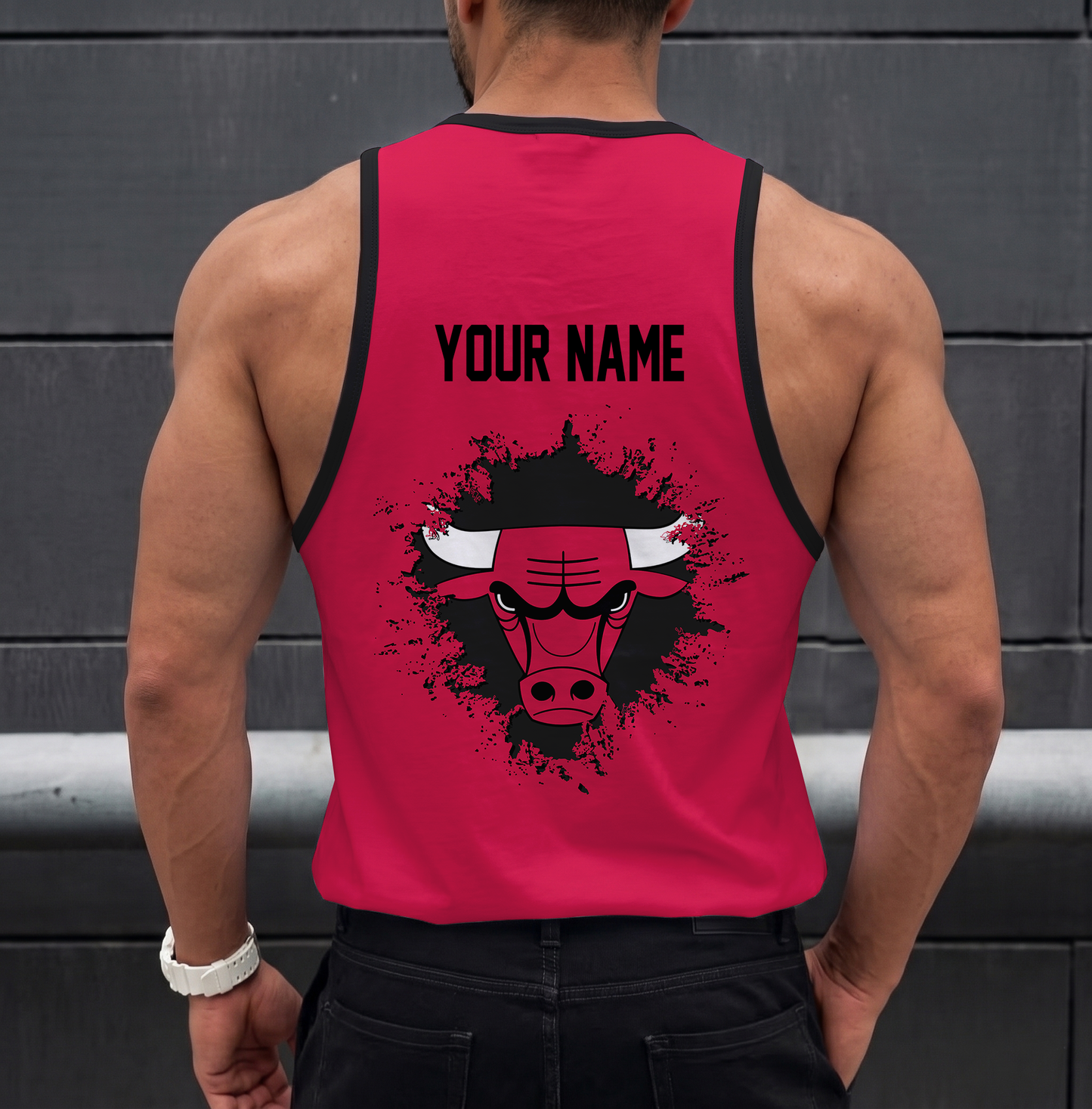 FINAL SALE - NEW CUSTOMIZED NBA19 CBU CHICAGO BULLS UNISEX TANK TOP