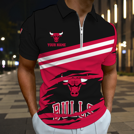 FINAL SALE - NEW CUSTOMIZED NBA19 CBU CHICAGO BULLS T-SHIRT, POLO SHIRT, ZIP POLO SHIRT, SWEATSHIRT, HOODIE & ZIP HOODIE