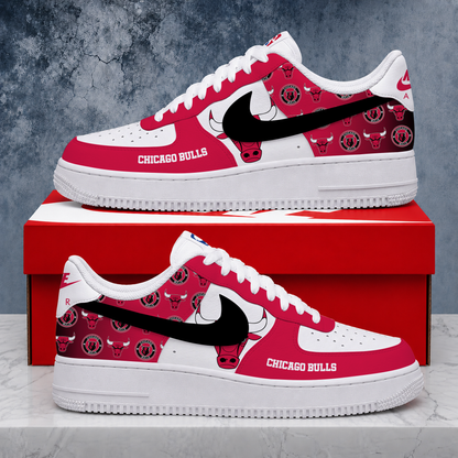 ELITE EDITION - NEW CUSTOMIZED NBA19 CBU CHICAGO BULLS AF1 SNEAKERS