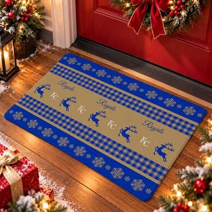 VIRAL EDITION - NEW CUSTOMIZED MLB19 KCR KANSAS CITY ROYALS WATER-ABSORBENT FLOOR MAT