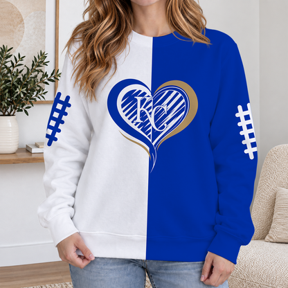 SPECIAL EDITION - NEW CUSTOMIZED MLB19 KCR KANSAS CITY ROYALS RIBBED HOODIE & SWEATSHIRT