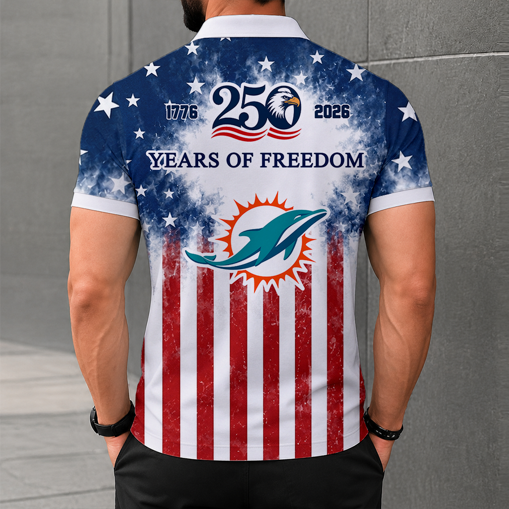 MEGA SALE - NEW CUSTOMIZED NFL19 MDP MIAMI DOLPHINS POLO SHIRT, ZIP POLO SHIRT & T-SHIRTS