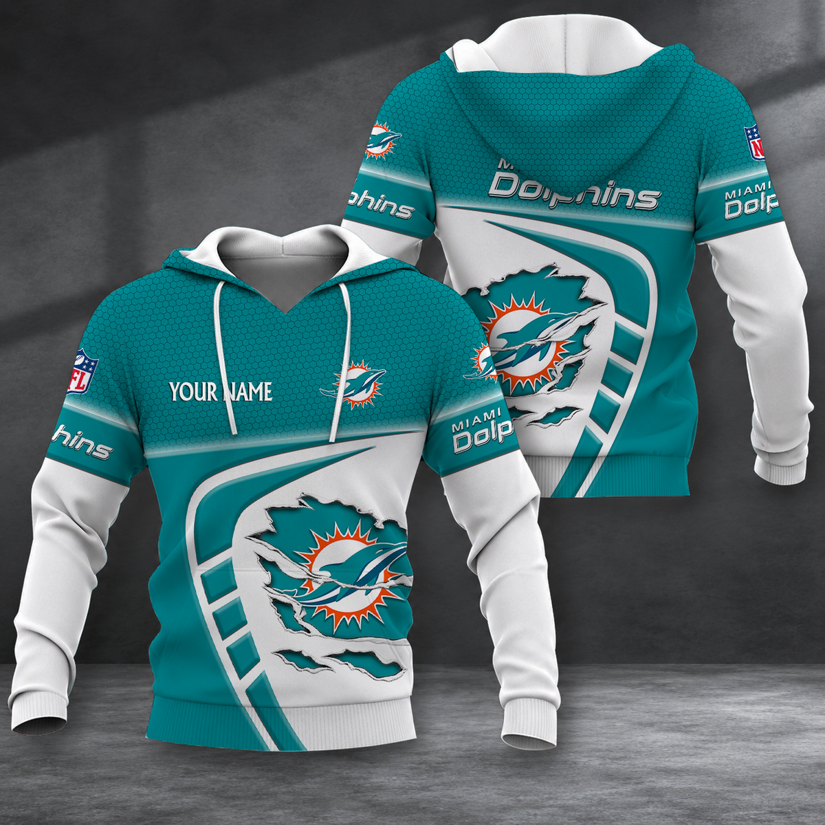 LIMITED EDITION - NEW CUSTOMIZED NFL19 MDP MIAMI DOLPHINS T-SHIRT, POLO SHIRT, ZIP POLO SHIRT, SWEATSHIRT, HOODIE & ZIP HOODIE