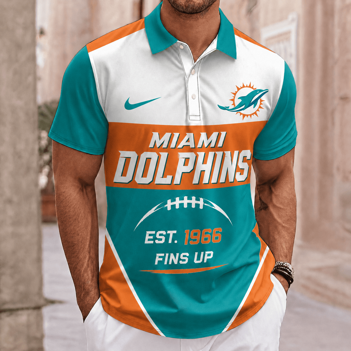 ELITE EDITION - NEW CUSTOMIZED NFL19 MDP MIAMI DOLPHINS POLO SHIRT, ZIP POLO SHIRT & T-SHIRTS