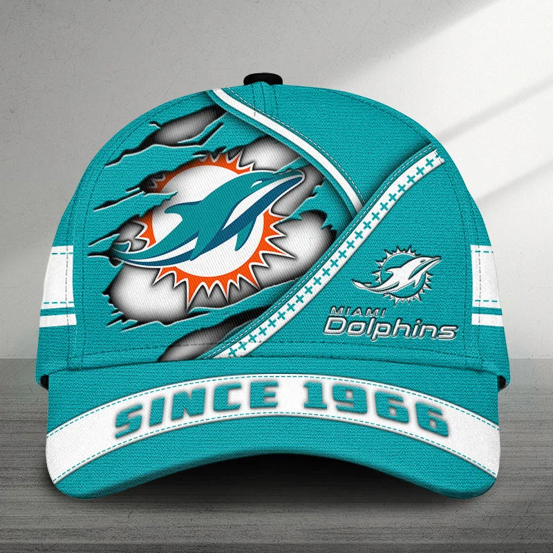 EXCLUSIVE EDITION - NEW CUSTOMIZED NFL19 MDP MIAMI DOLPHINS CLASSIC CAP