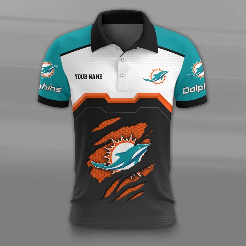 VIRAL EDITION - NEW CUSTOMIZED NFL19 MDP MIAMI DOLPHINS T-SHIRT, POLO SHIRT, ZIP POLO SHIRT, SWEATSHIRT, HOODIE & ZIP HOODIE